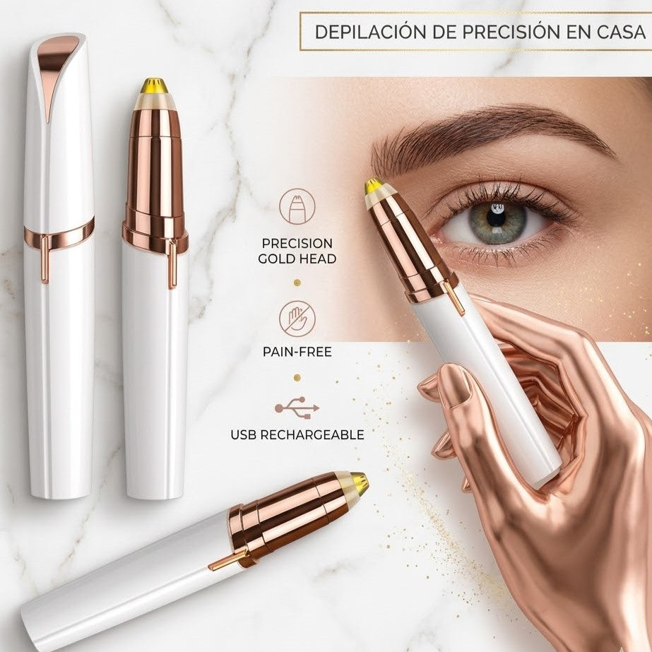 Depiladora facial de precisión con LED